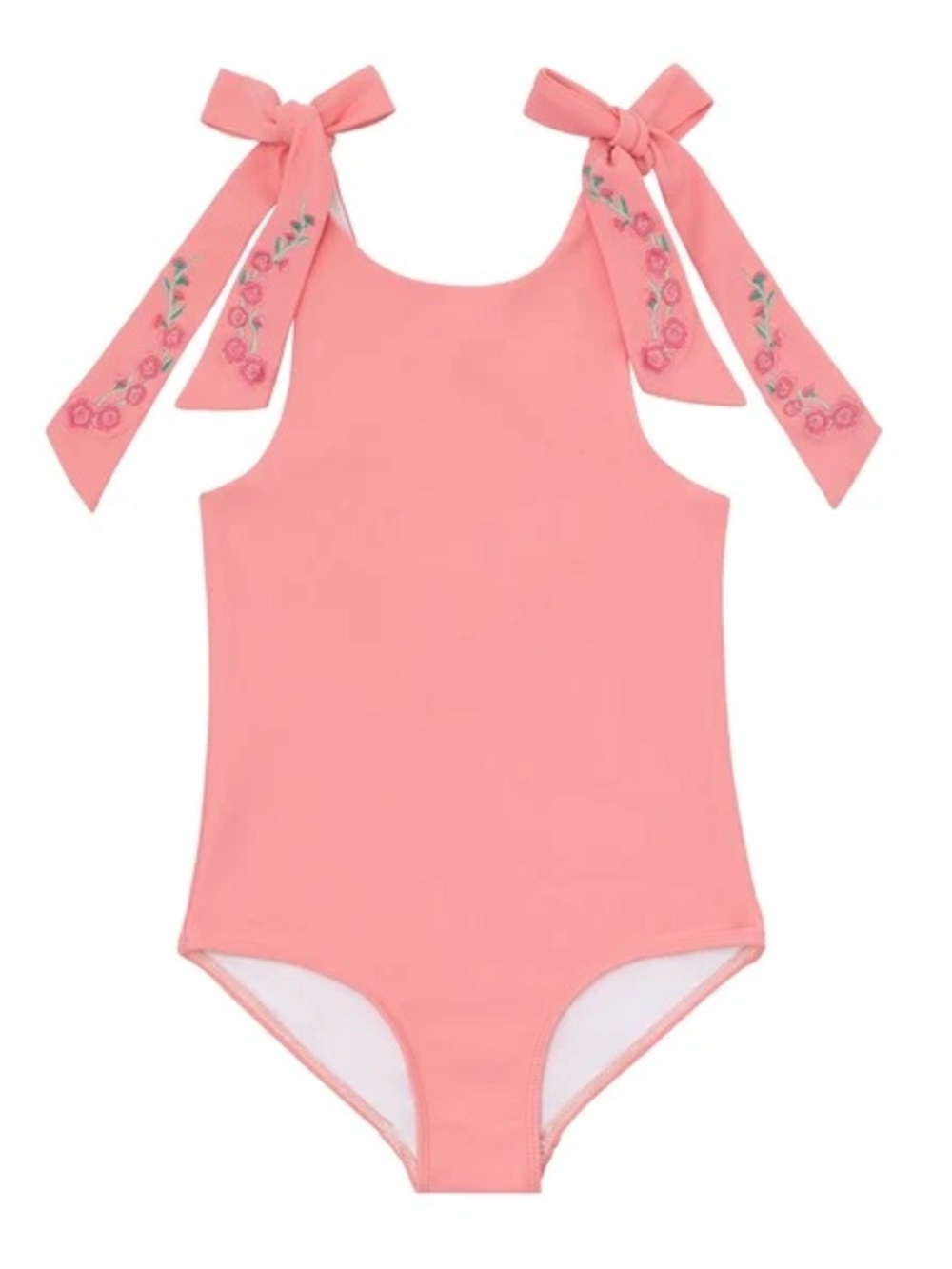 Minnow x Fanm Mon Girls Hibiscus Tie Knot One Piece Swim